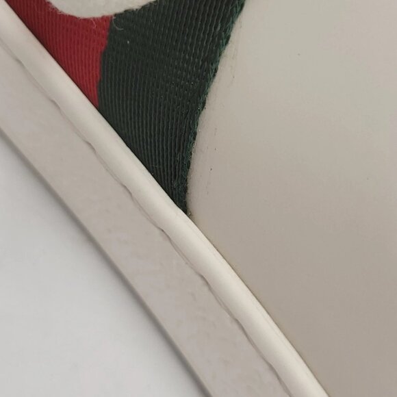 (65361-1) Gucci White Bee Runner Shoes - Size 8 Men's - Picture 11 of 15
